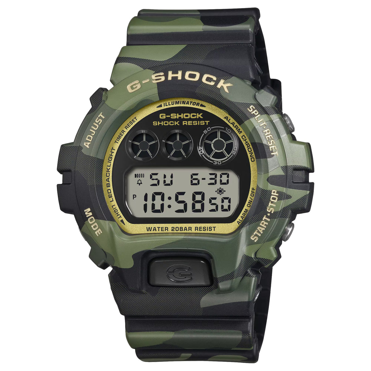 G-Shock Camouflage 50mm DW-6900CMG-3ER