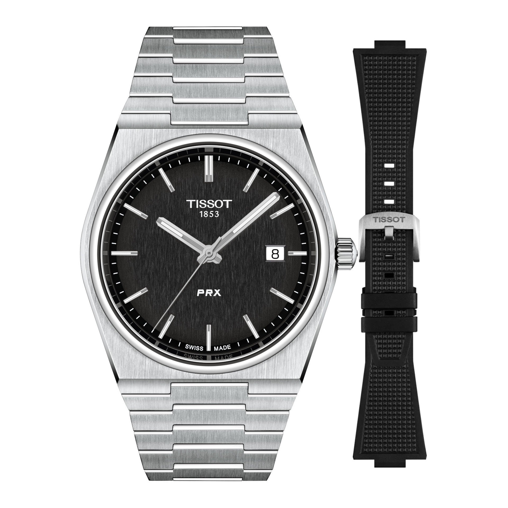 Tissot PRX 40mm + Kautschukband T137.410.11.051.00