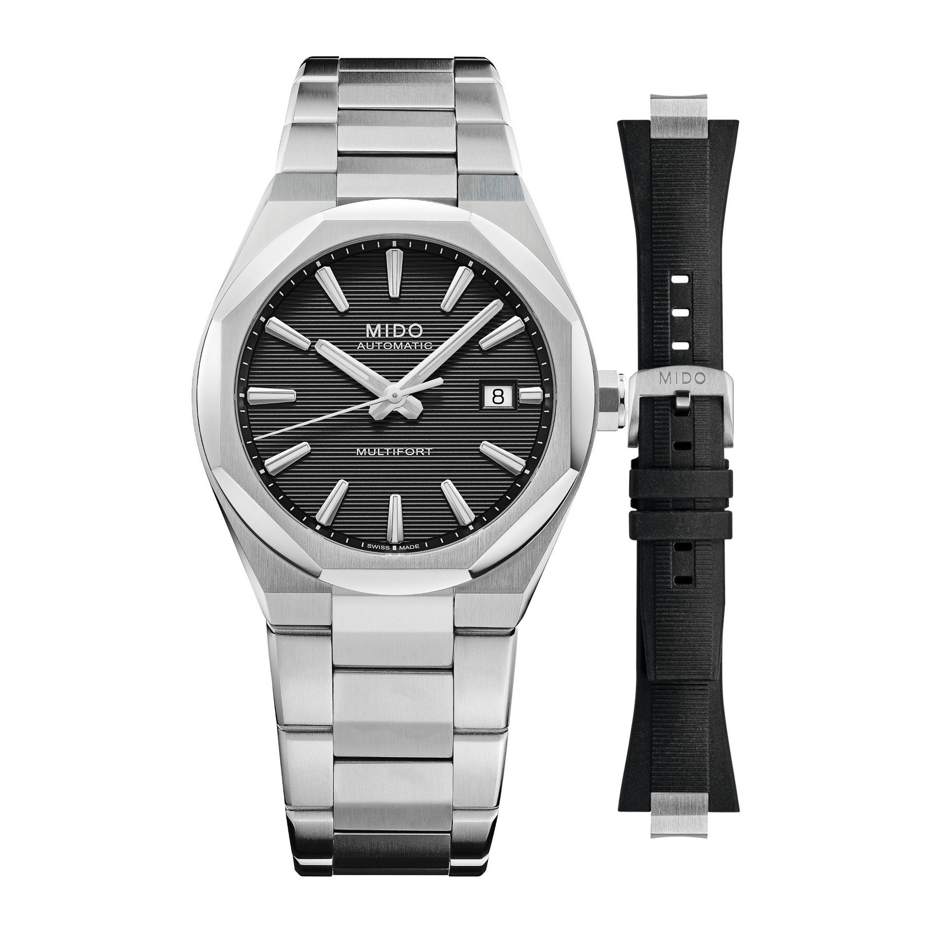 Mido Multifort 8 One Crown 40mm + Kautschukband M055.507.11.051.00