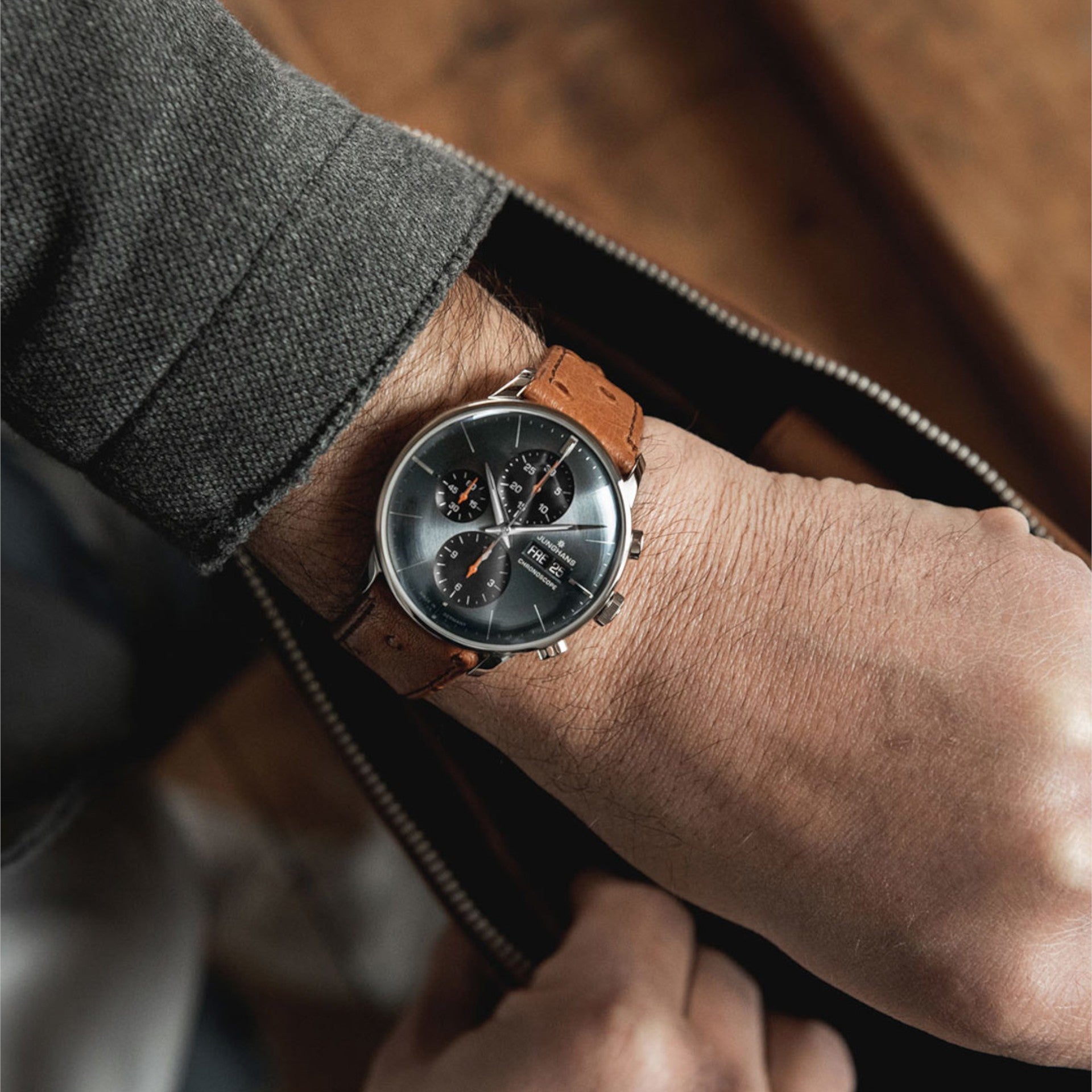 Junghans Meister Chronoscope Date English 41mm 27/4224.03