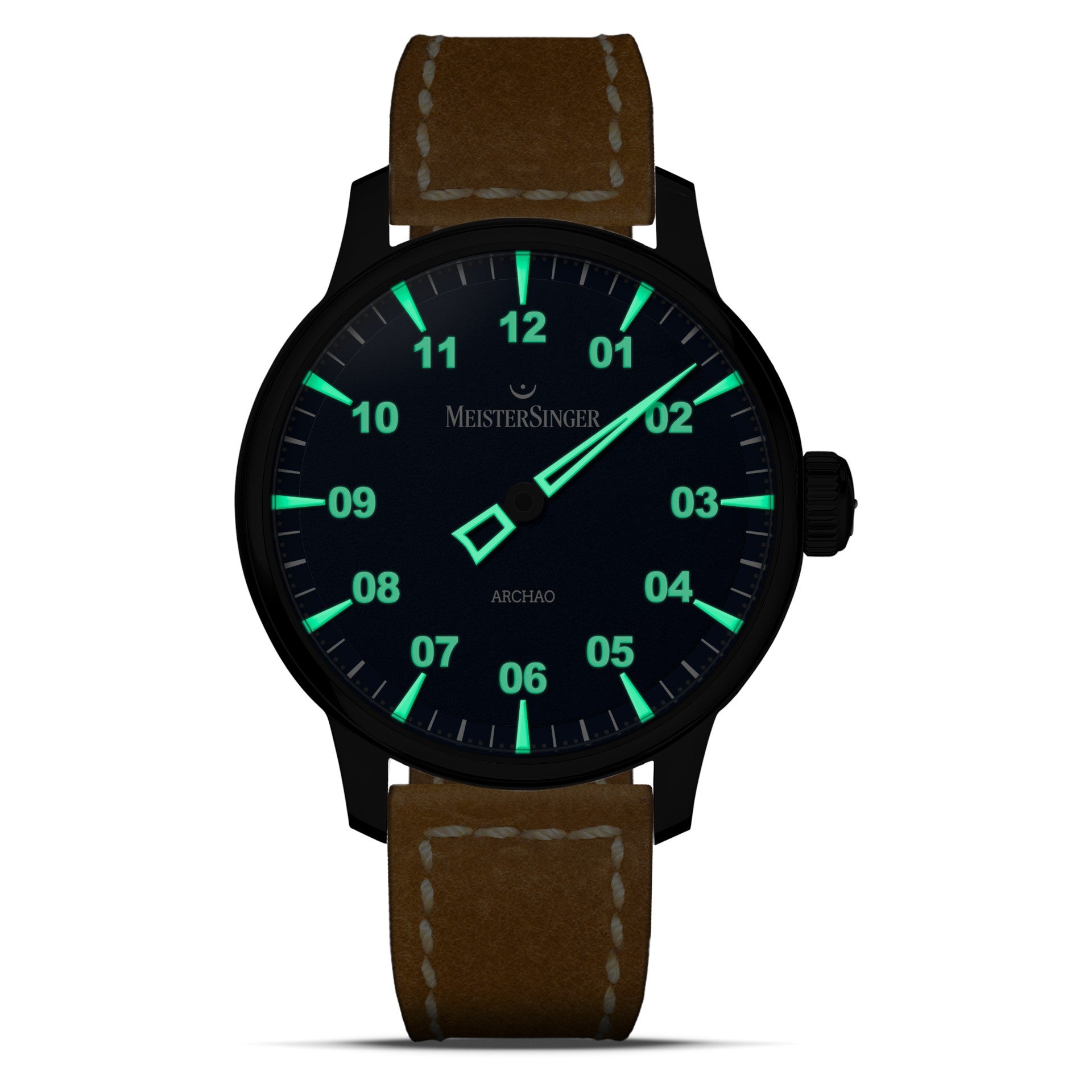 Meistersinger Archao DLC 43mm AR908BL