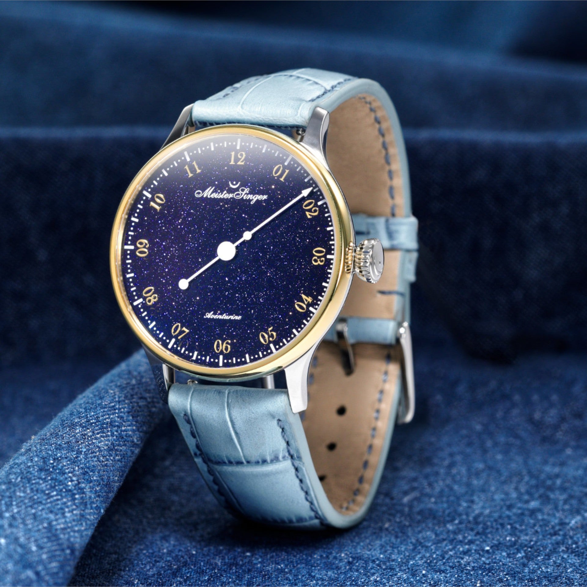Meistersinger Pangaea Aventurin 40mm PMN9908AVLG