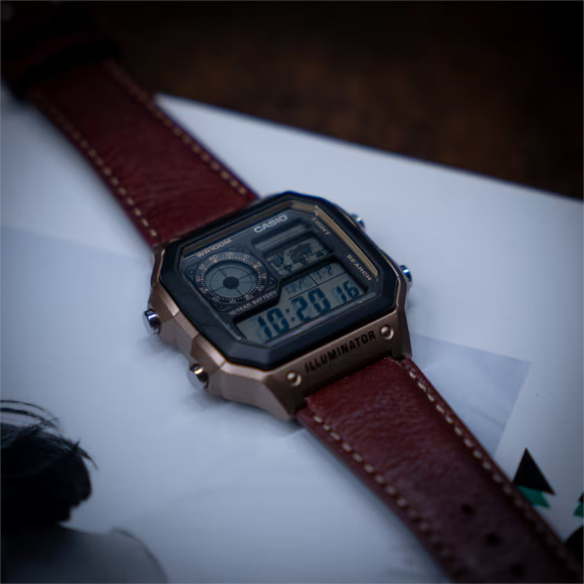 Casio World Time 42mm AE-1200WHL-5AVEF