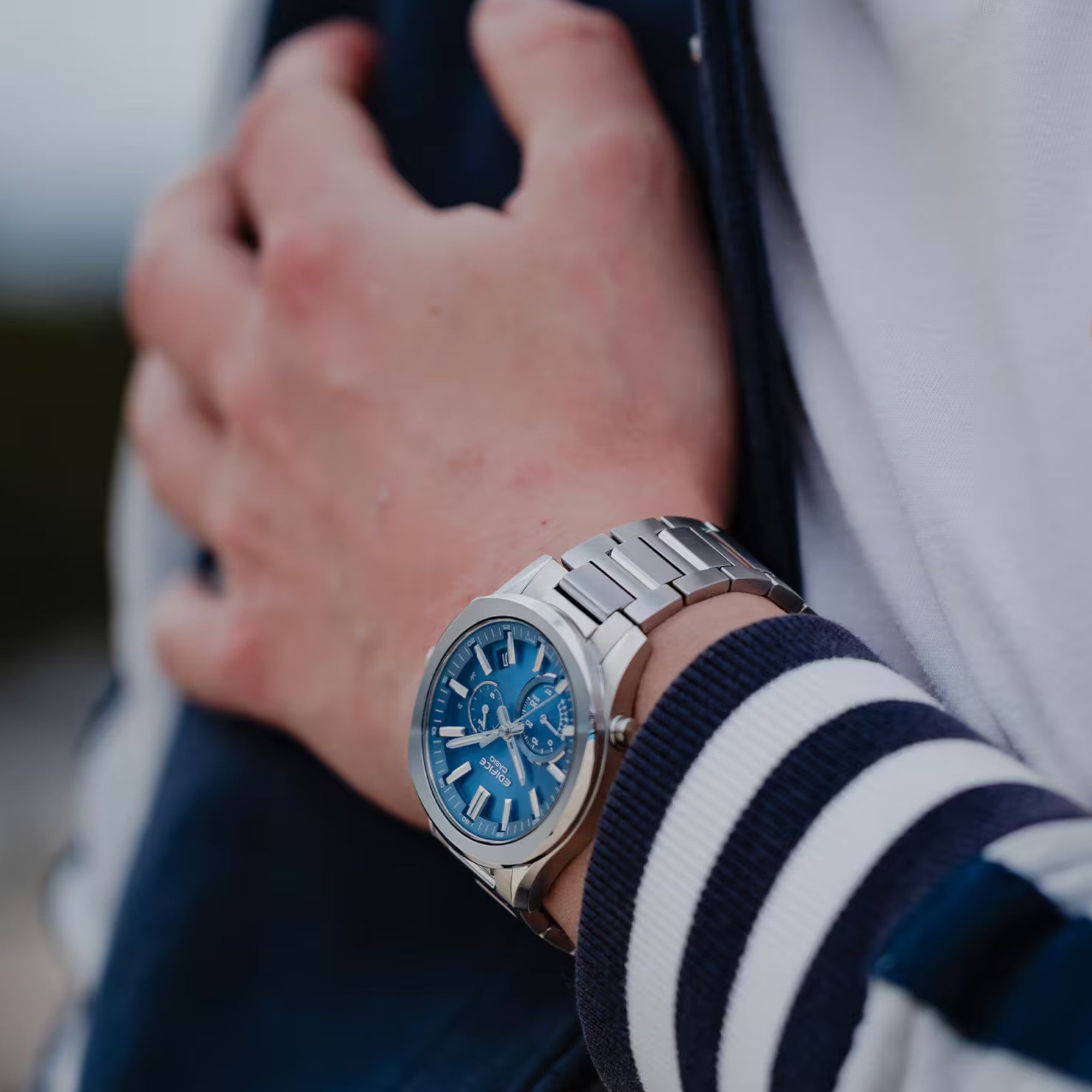 Edifice Solar 39,5mm EQB-1300D-2AEF
