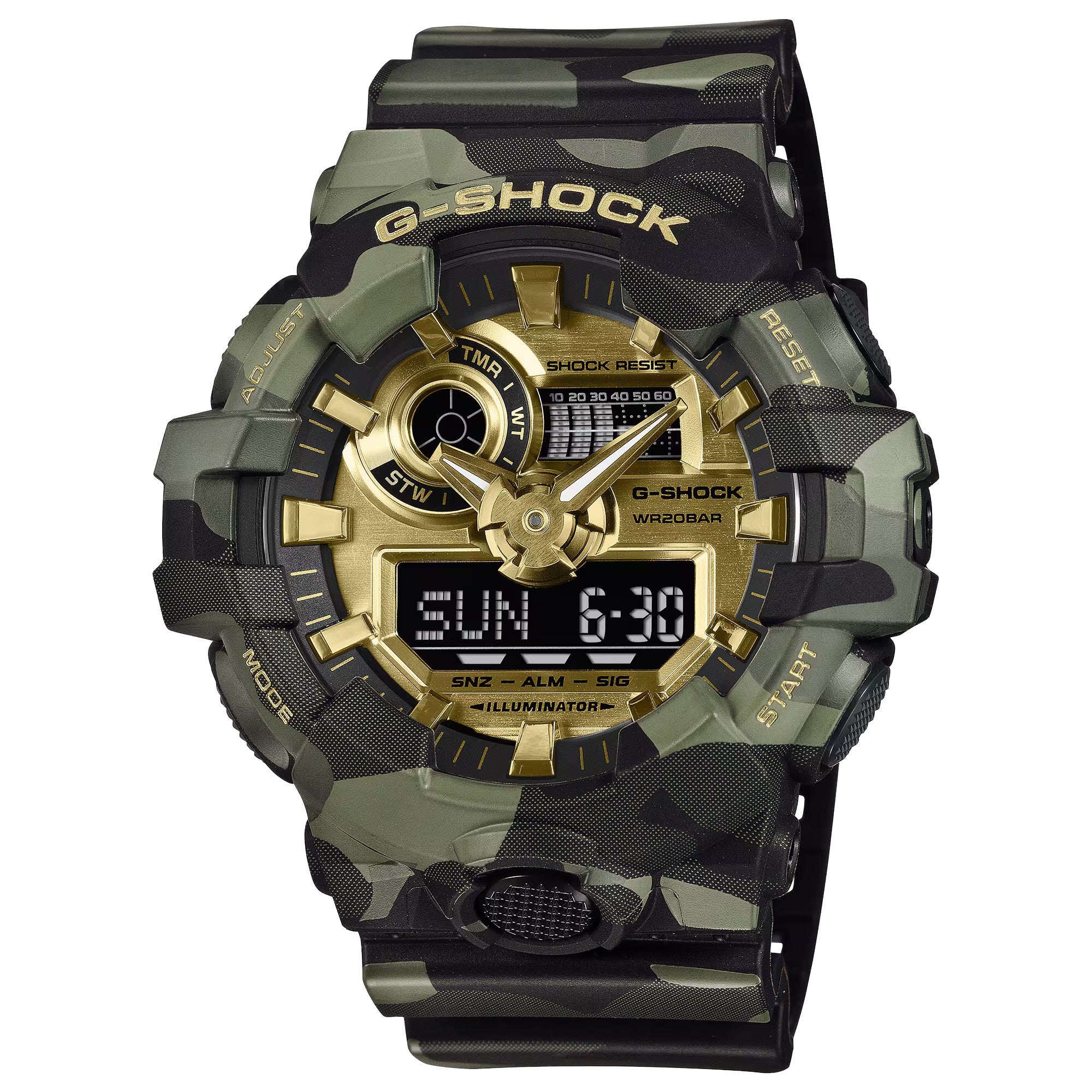 G-Shock Camouflage 53mm GA-700CMG-3AER