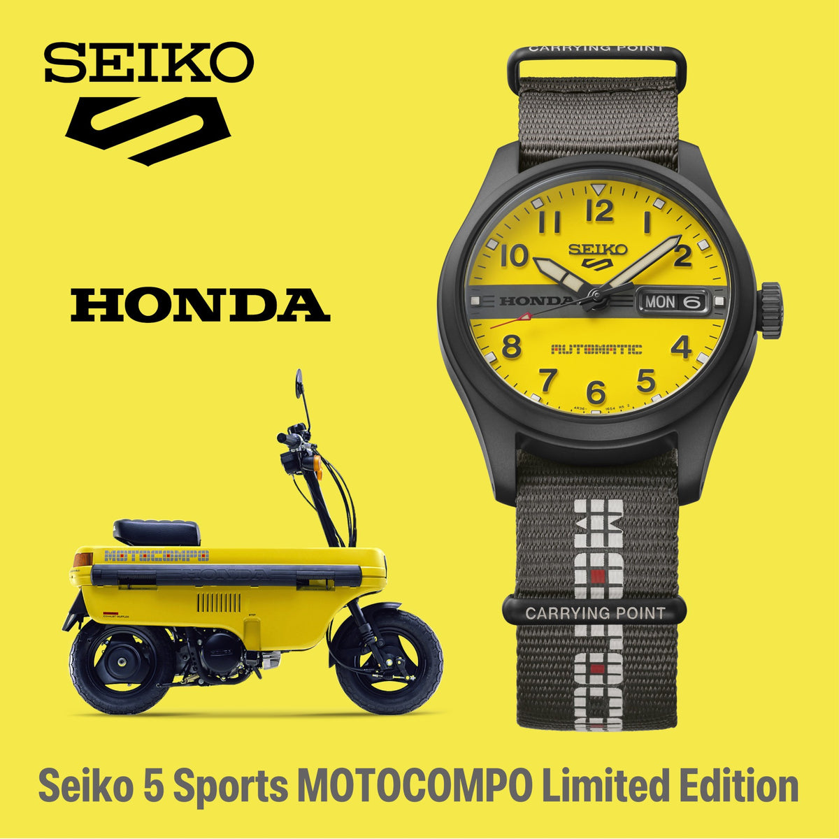 Seiko 5 Sports Honda Motorsport 36mm HDB010K1