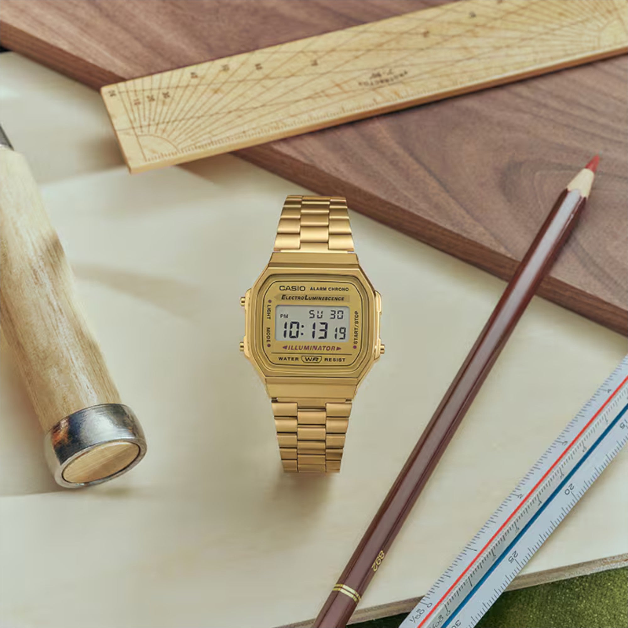 Casio Vintage 36mm A168WG-9EF