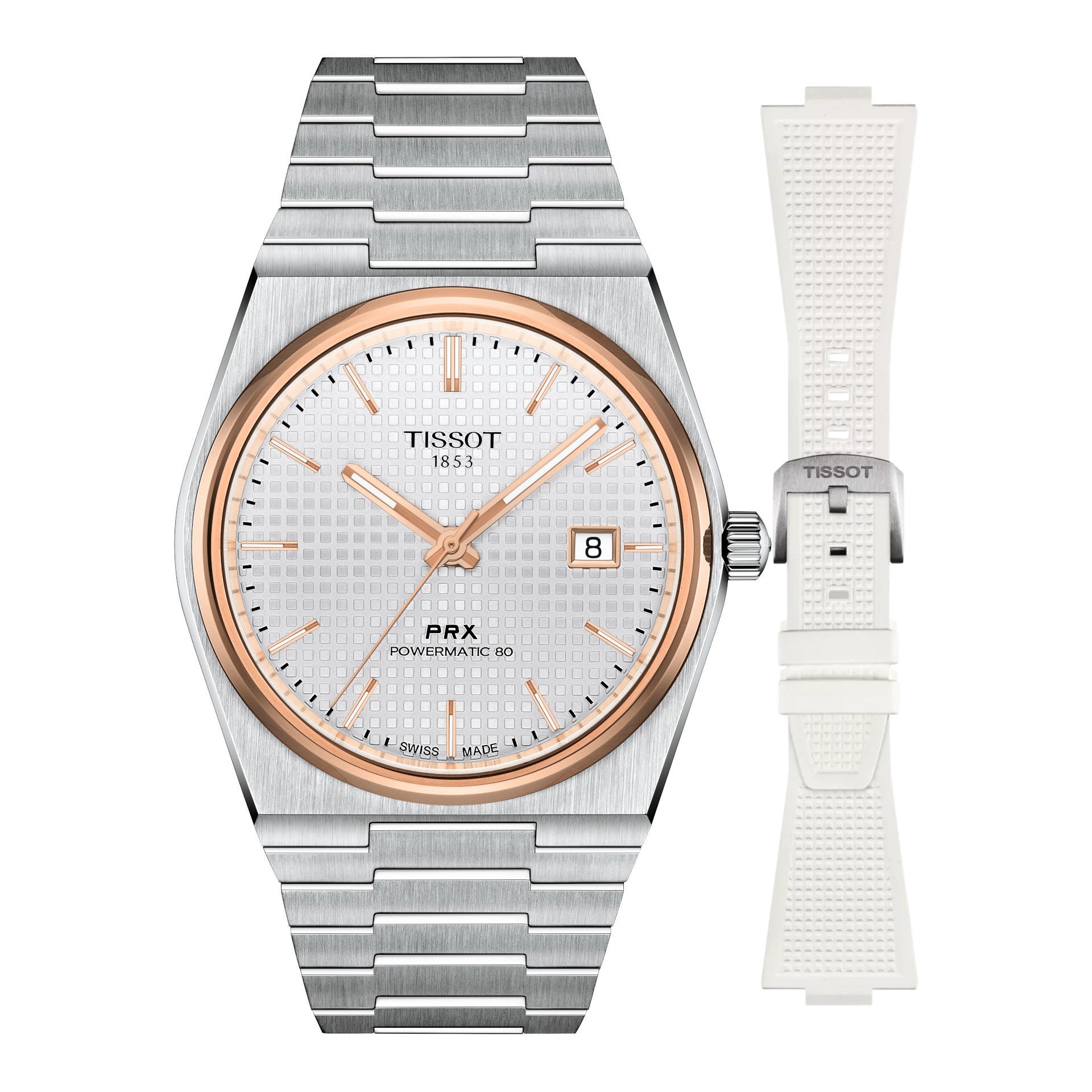 Tisssot PRX Powermatic 80 40mm + Kautschukband T137.407.21.031.00