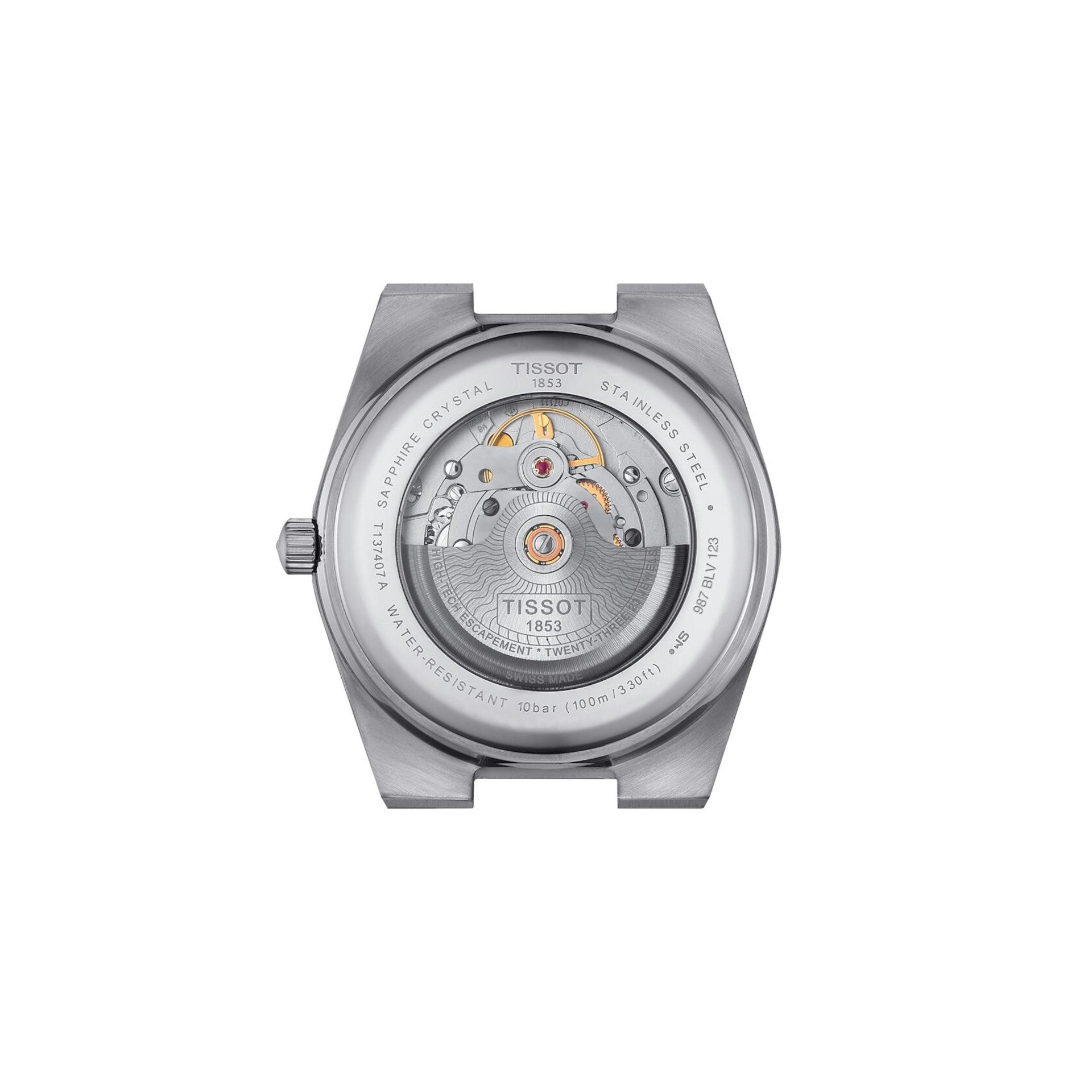 Tisssot PRX Powermatic 80 40mm + Kautschuk Band T137.407.11.091.00