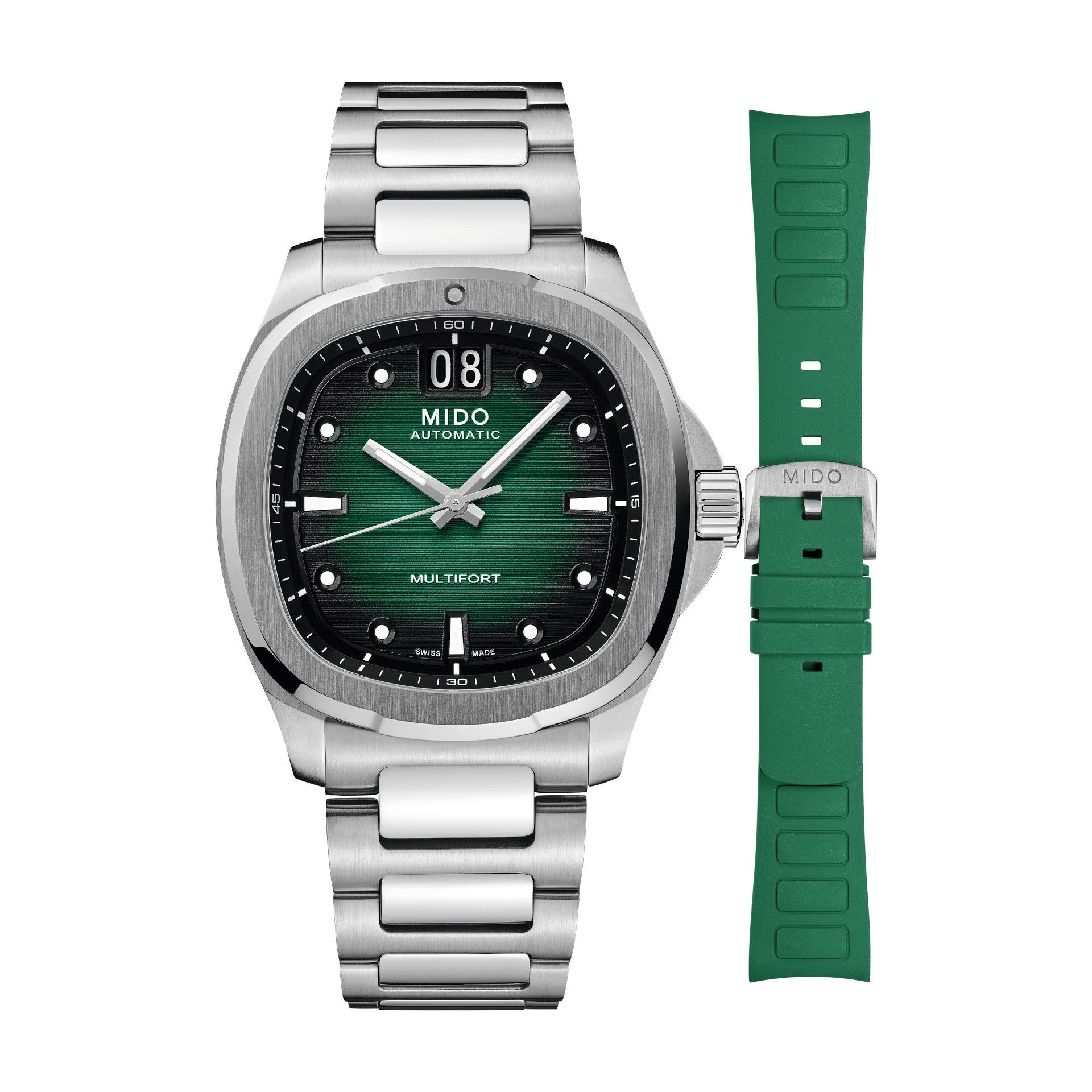 Mido Multifort TV Big Date 40mm + Kautschukband M049.526.11.091.00