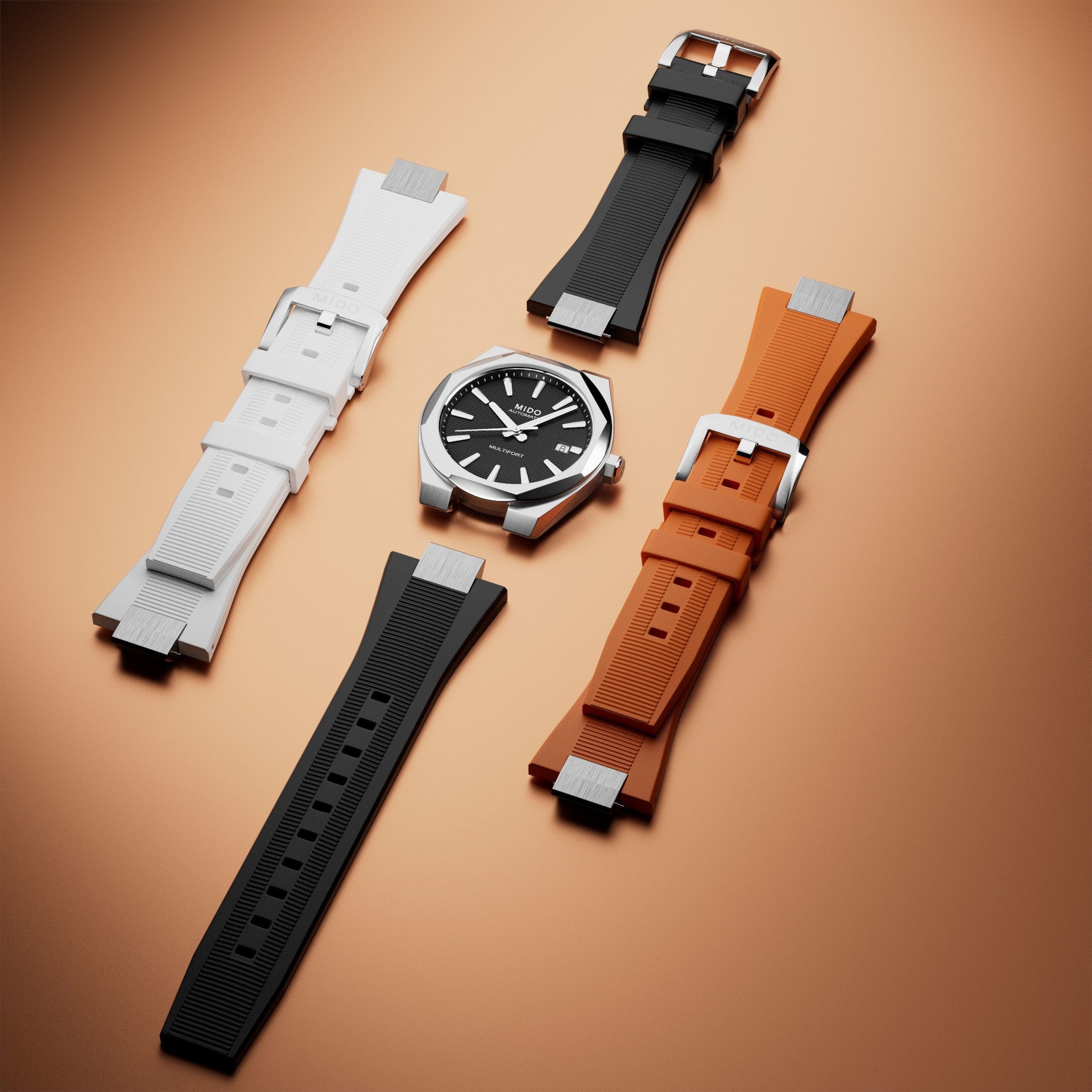 Mido Multifort 8 One Crown 40mm + Kautschukband M055.507.11.051.00