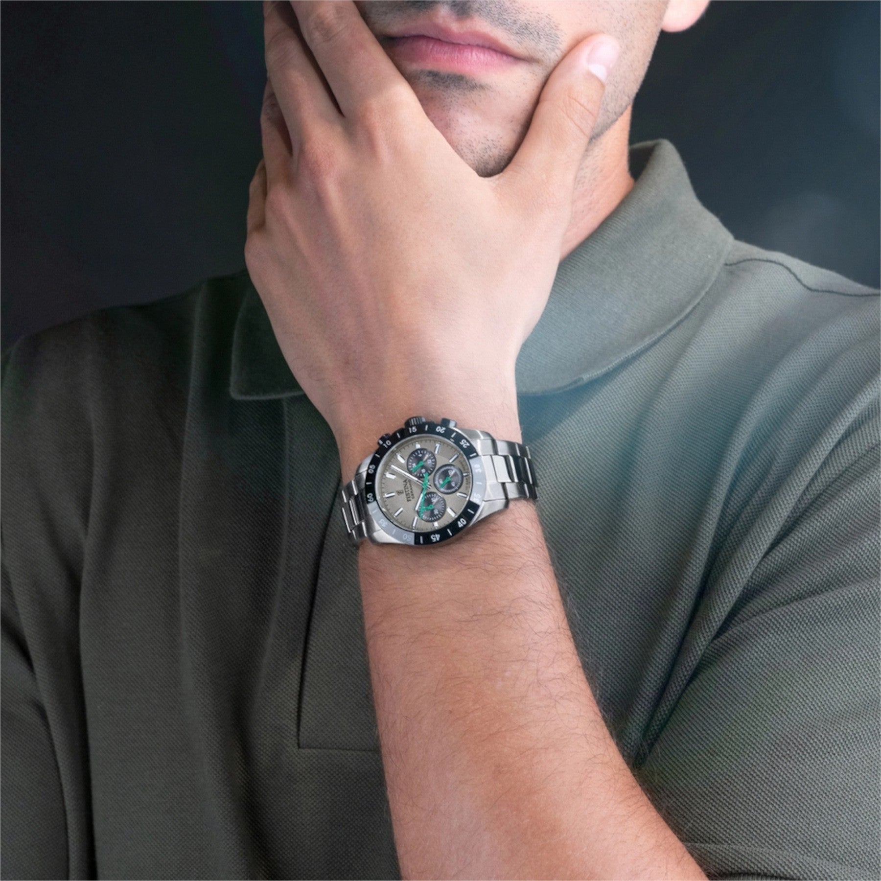 Festina Ceramic  Chronograph 39mm F20703/1