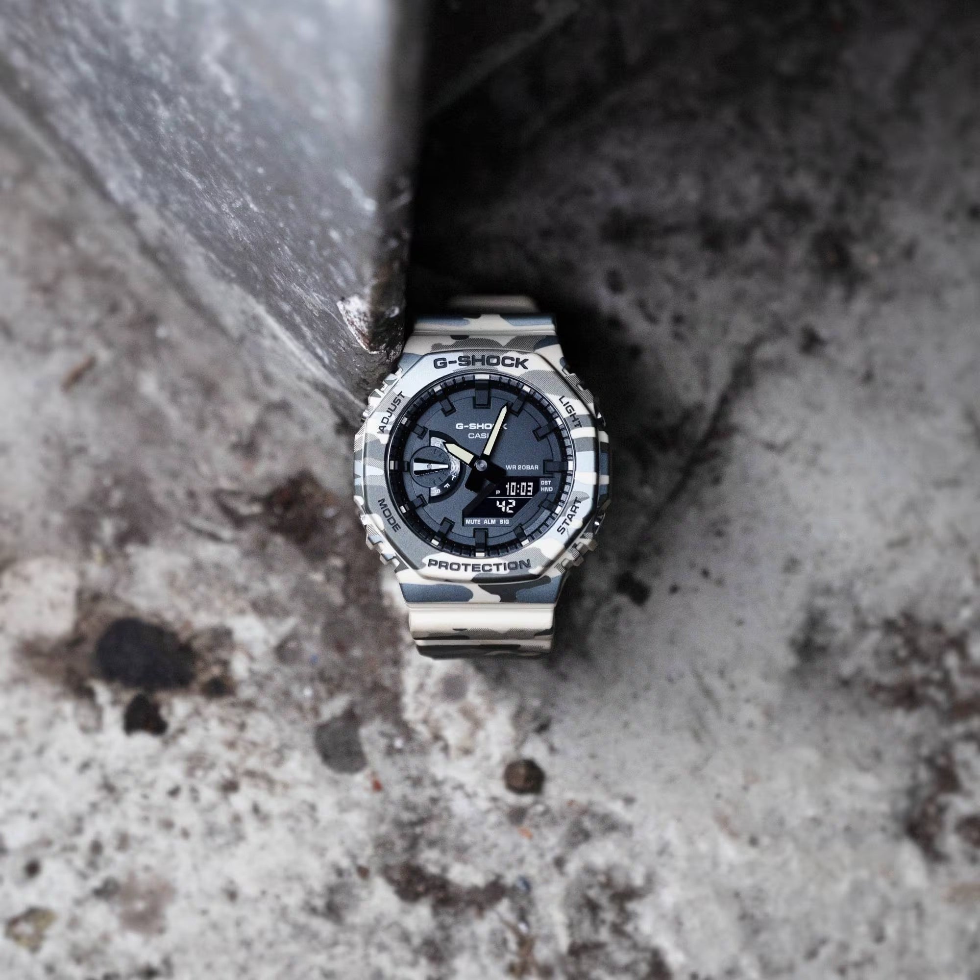 G-Shock Camouflage 44mm GA-2100CM-5A