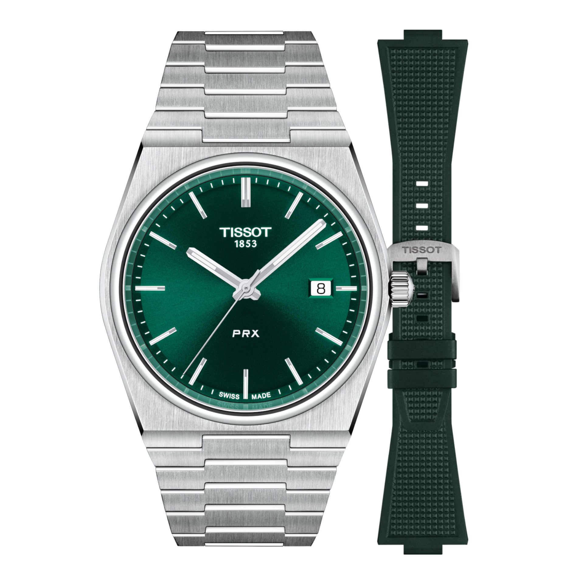 Tissot PRX Set + Kautschukband