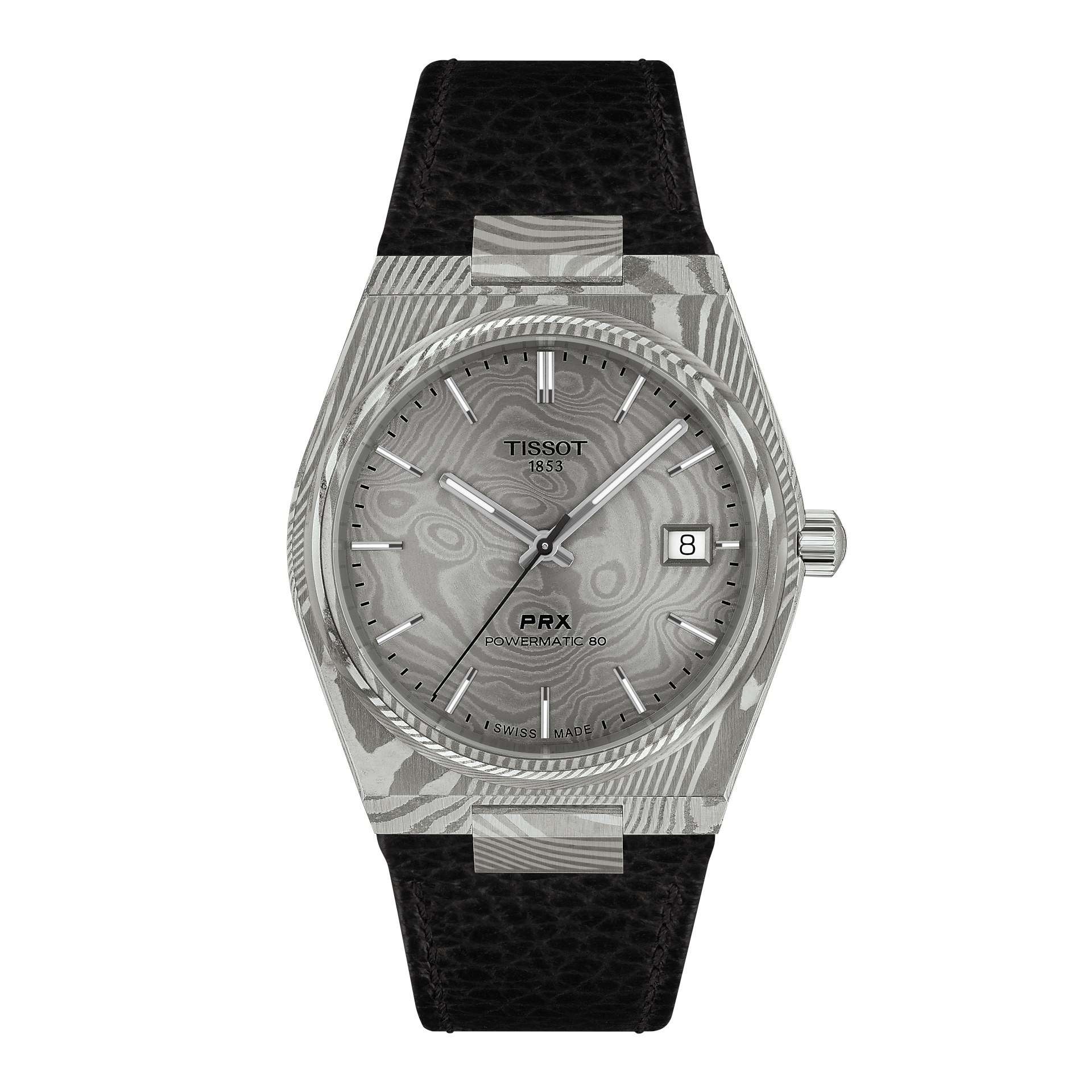 Tissot PRX 38mm Damaststahl